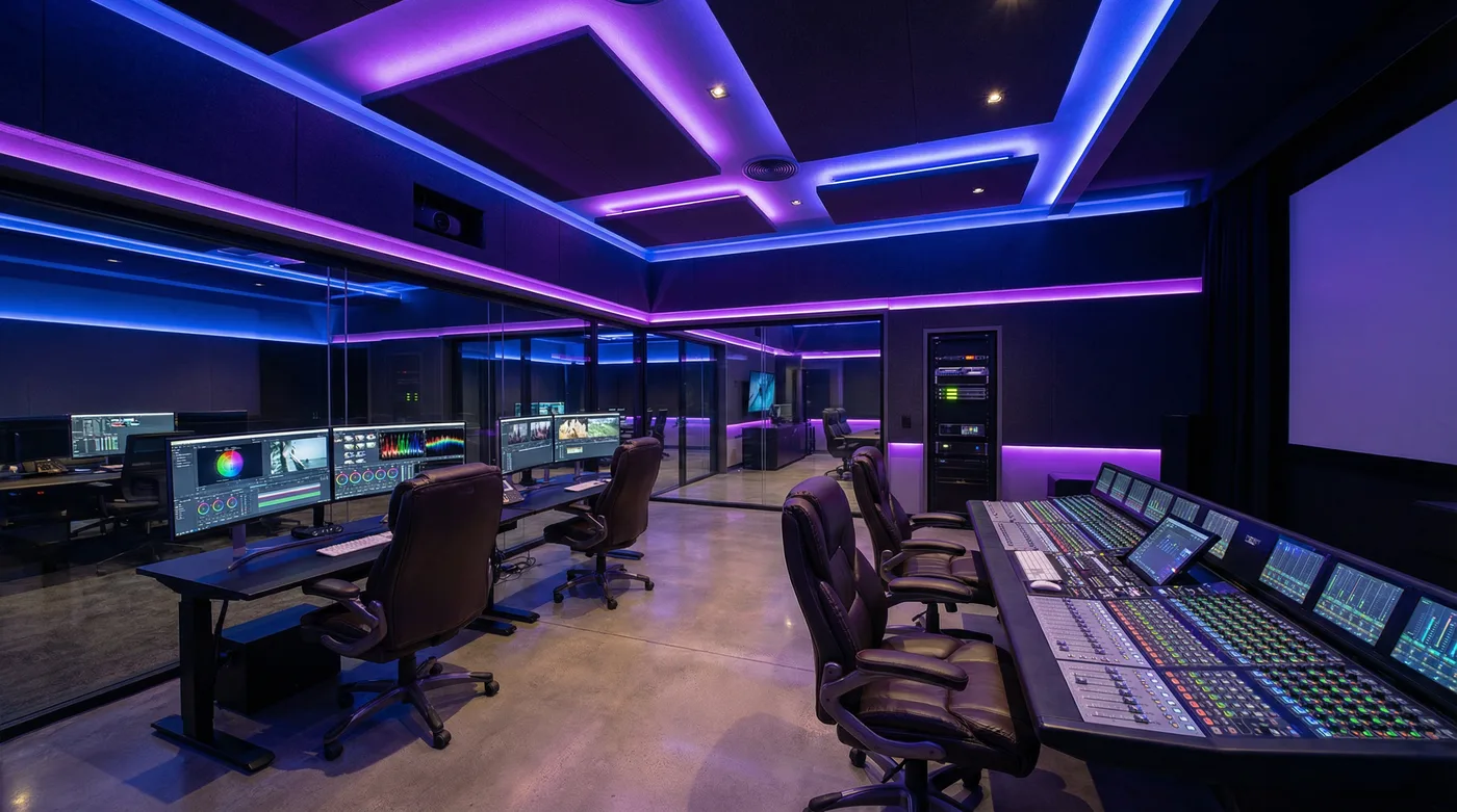 国产精品后期制作工作室内景